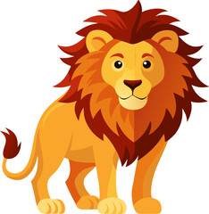Obraz premium lion vector illustration