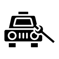 Repair Service Vector Glyph Icon Design