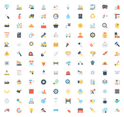 A collection of colorful and exquisite vector ICONS