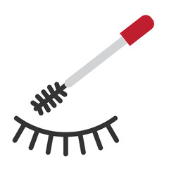Mascara Vector Flat Icon Design