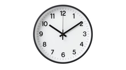 A clock face shows ten ten with transparent background isolated