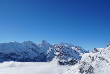 Panoramic view from Birg Station in Switzerland	
