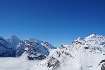 Obraz premium Panoramic view from Birg Station in Switzerland 