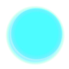 Gradient circle geometric shape transparent background