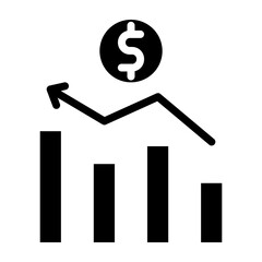 Inflation Vector Glyph Icon Design