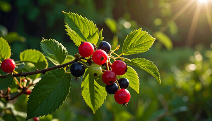 berries of a red currant