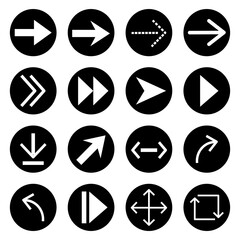 arrow icons set
