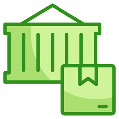 Shipping Container Icon