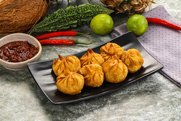 Tibetian cuisine - Momo stuffed dumplings