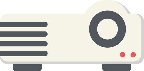 Fototapeta premium Projector Flat Icon
