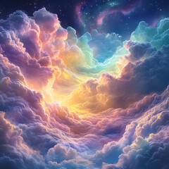 Pastel Wave Flowing Clouds Soft Dig Infinite Like