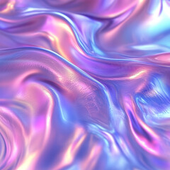 Dreamy Silky Iridescent Background With Holographic Fluid Donzb