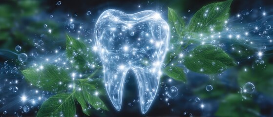 Sparkling Clean Tooth  Nature s Freshness  Dental Hygiene