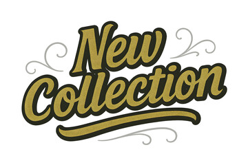The word "new" is written in gold letters