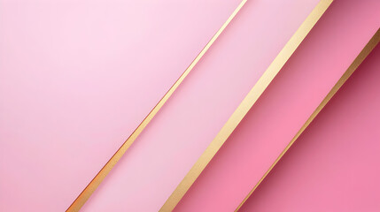 fondo rosa creativo con lineas doradas elegantes y delicadas de lujo con espacio de copia para publicidad o diseño de plantilla tarjeta decorativa moderna minimalista