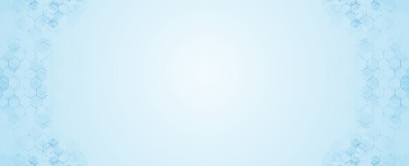 Abstract medical background with hexagons. Design for science, medicine or technology, innovation medicine, health