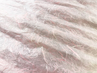 繊維が美しい日本の伝統の和紙　ピンクカラー