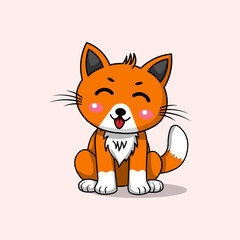 the super cute smile cat