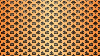 Vector seamless Ayurveda healing pattern 