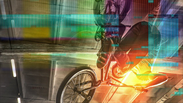 Glitch Noise Transitions	