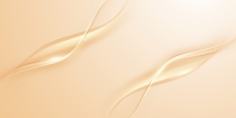 golden background design With luxurious effect elements Vector illustration