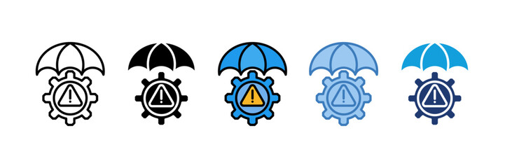 Risk Management Icon Element For Design