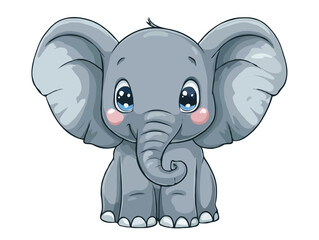 Elephant cartoon character