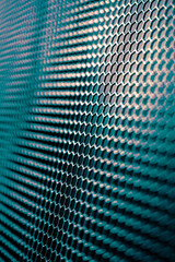 Futuristic Hexagonal Grid Pattern with Metallic Texture and Gradient Lighting - Ideal for Tech Designs, Backgrounds, and Digital Art