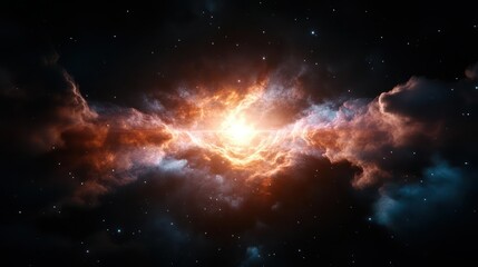 Obraz premium Stunning Nebula Explosion in Deep Space