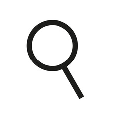 Magnifying glass icon symbolizing search or inspection