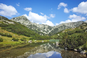 Landscape of Pirin Mountain near Banderitsa Area, Bulgaria