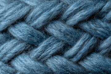 Woven fiber loops display movement and precision, combining handmade appeal with tactile aesthetics, perfect for wellness content or design moodboards.


