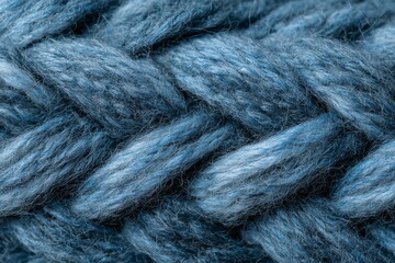 Woven fiber loops display movement and precision, combining handmade appeal with tactile aesthetics, perfect for wellness content or design moodboards.

