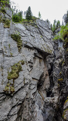 Switzerland, Meiringen, Gletscherschlucht Rosenlaui,