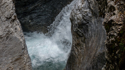 Switzerland, Meiringen, Gletscherschlucht Rosenlaui,