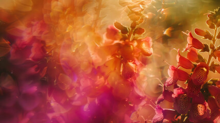 Vibrant floral image dreamy soft focus ethereal romantic flowers blossoms