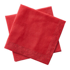 Red Paper napkin PNG Transparent