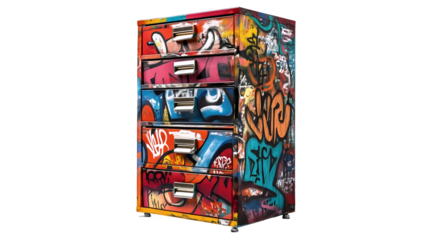 Colorful Office Cabinet