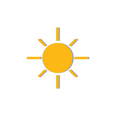 sun ilustration logo
