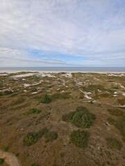 Blick auf Amrum vom Leuchtturm