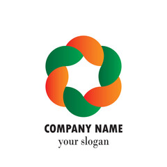 Modern Circular Abstract Logo Design