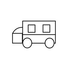 truck icon vector illustration