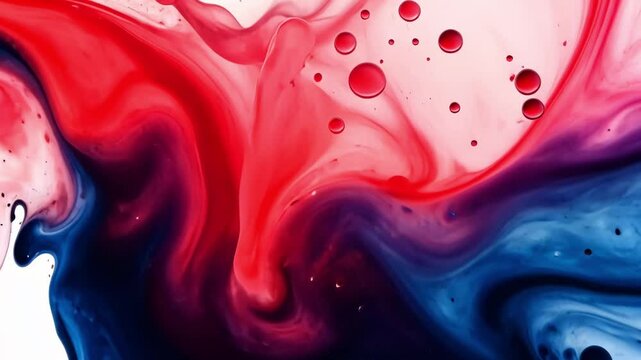  Liquid glowing multicolor neon dust. Fluid animation. Abstract background