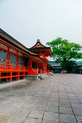 Naklejka premium Usa Shrine in Oita Prifecture