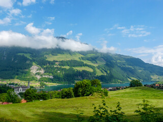 Switzerland, Meiringen, Lake Lungern,