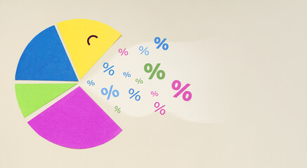Conceptual image representing investment growth, profitable portfolio, and wealth accumulation through strategic allocation