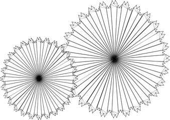 modern abstract wall decoration design illustration vector sketch