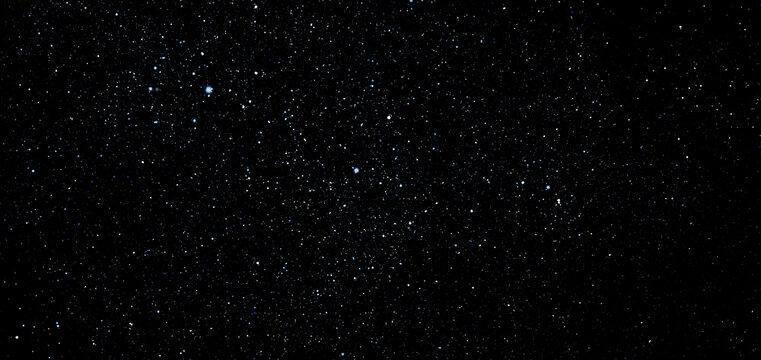 Space star shape sky night background, black starry cosmos abstract pattern dark blue science, textile cosmic galaxy astronomy decoration fantasy wallpaper landscape.