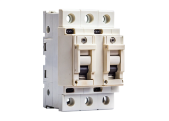 Contactors isolated on white background