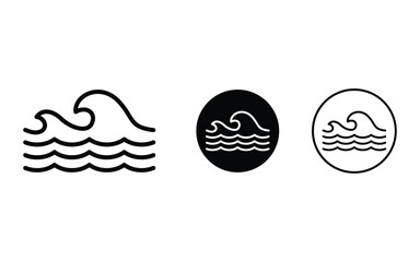 creative wave design, vector, isolated on transparent background